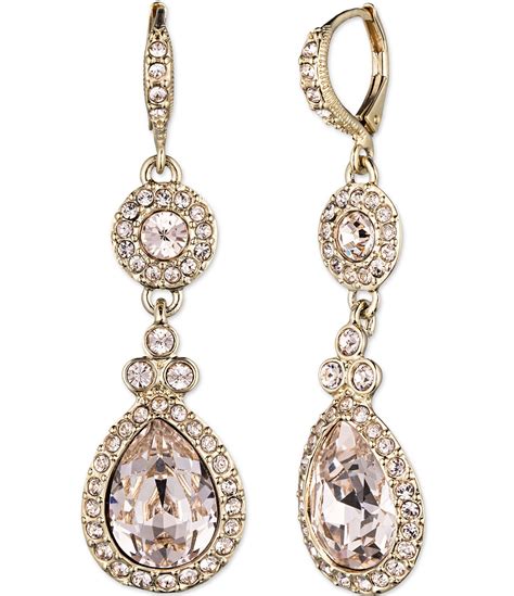 givenchy crystal earrings|givenchy earrings and necklace.